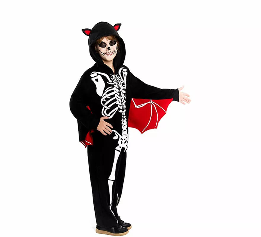 Translation missing: it.Disfraz de Esqueleto Murciélago para niño