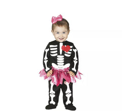 Costume da scheletro tutu per bebé