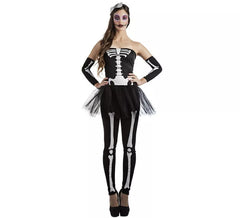 Costume da scheletro tutu per donna