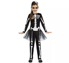 Costume da Scheletro con tutu per bambina