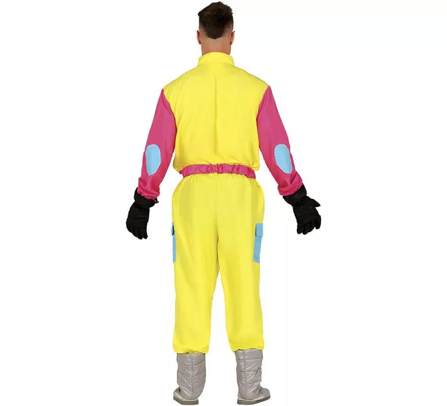 Translation missing: it.Disfraz de Esquiador amarillo para hombre