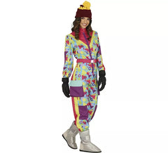 Costume da sciatrice anni '80 per donna