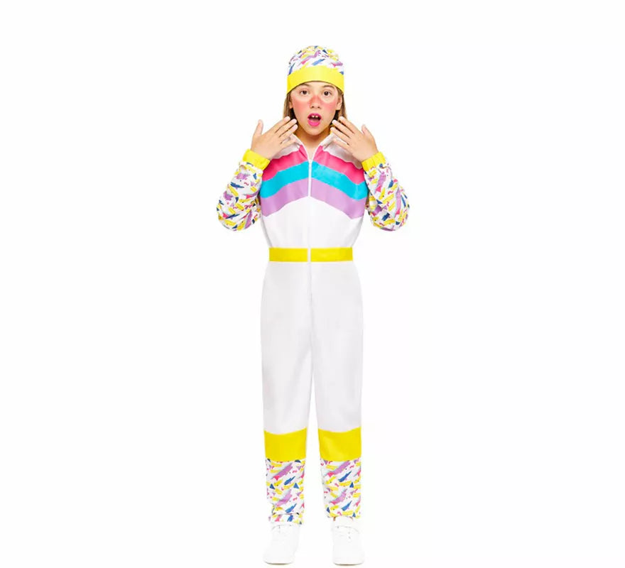 Disfraz de Esquiadora Retro para niña