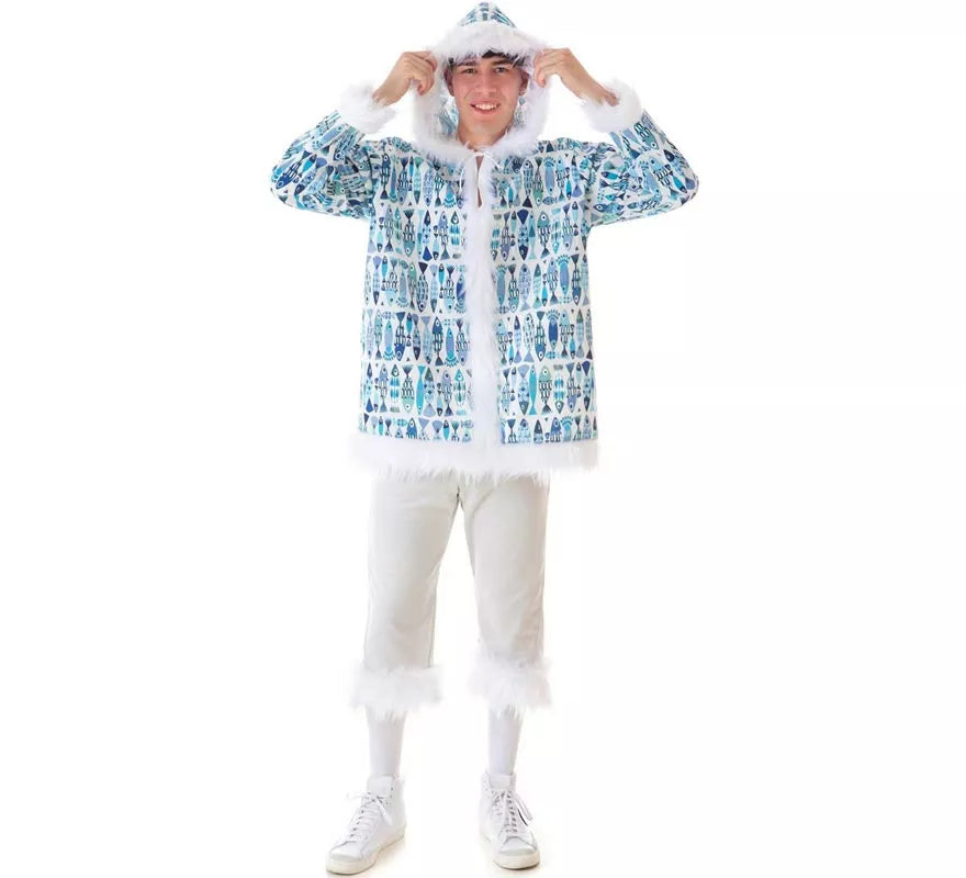 Translation missing: it.Disfraz de Esquimal Peces para hombre