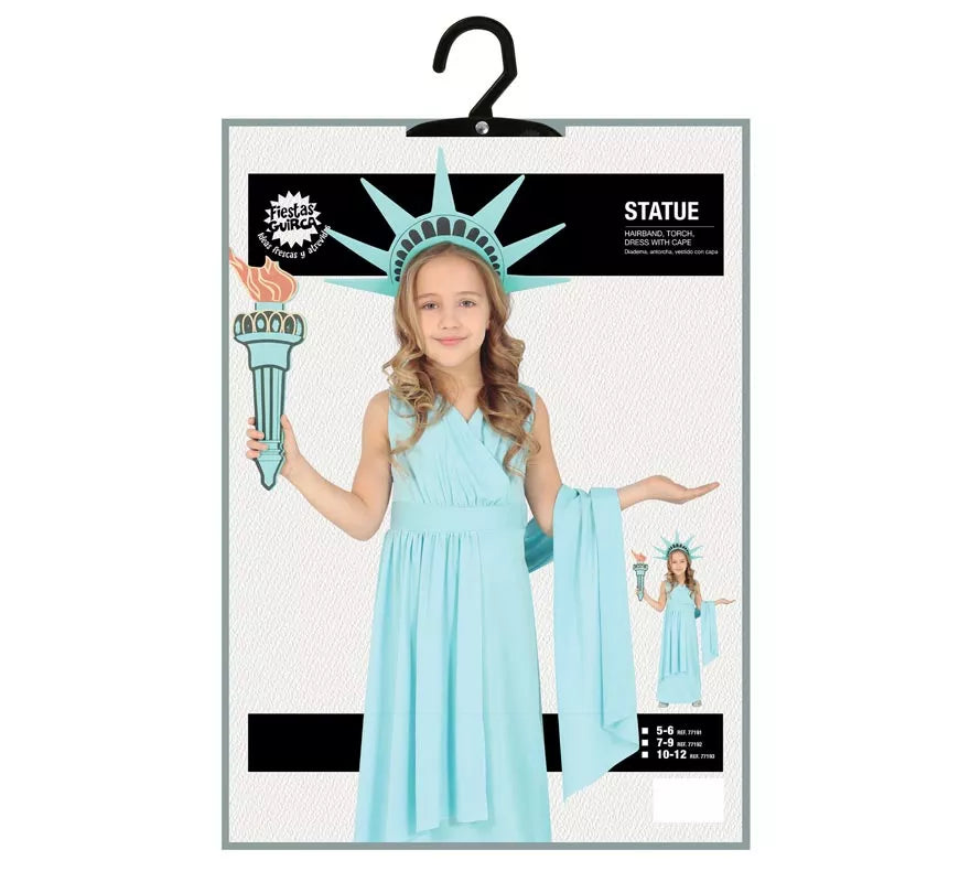 Translation missing: it.Disfraz de Estatua de la Libertad para niños