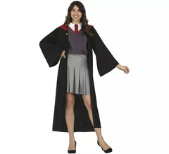 Costume da studentessa di magia rossa per donna
