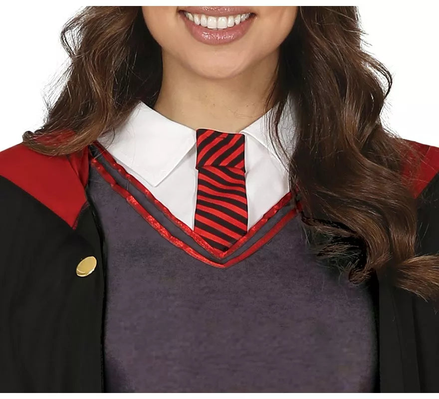 Translation missing: it.Disfraz de Estudiante de Magia Rojo para mujer