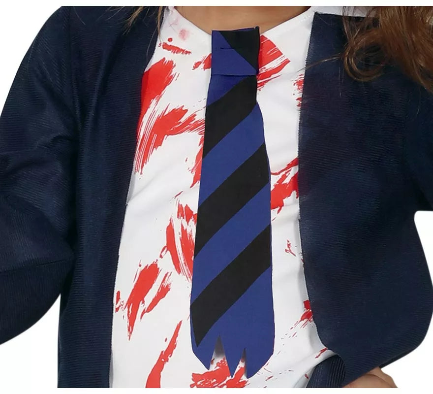 Translation missing: it.Disfraz de Estudiante de Secundaria Zombie para niña