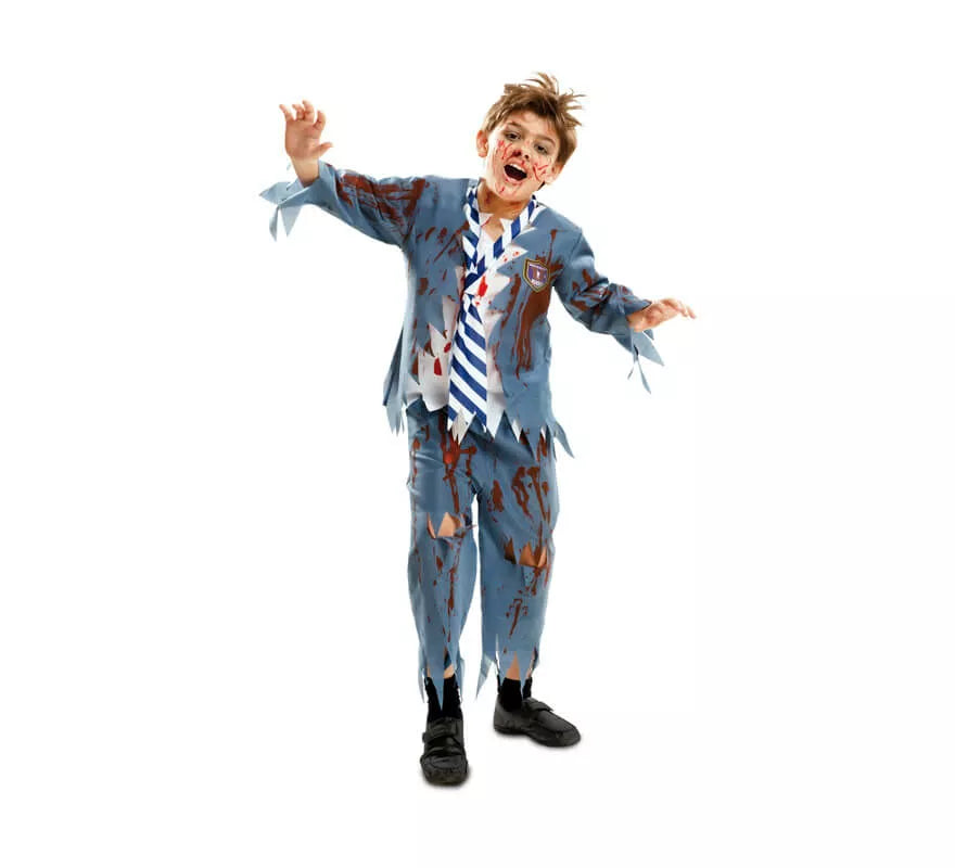 Translation missing: es.Disfraz de Estudiante Zombie chico para niño