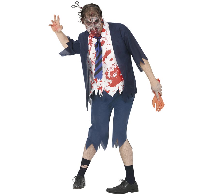 Translation missing: it.Disfraz de Estudiante Zombie para hombre