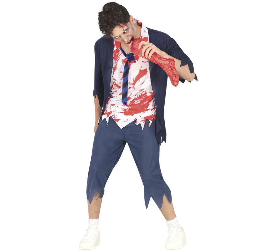 Translation missing: it.Disfraz de Estudiante Zombie para hombre