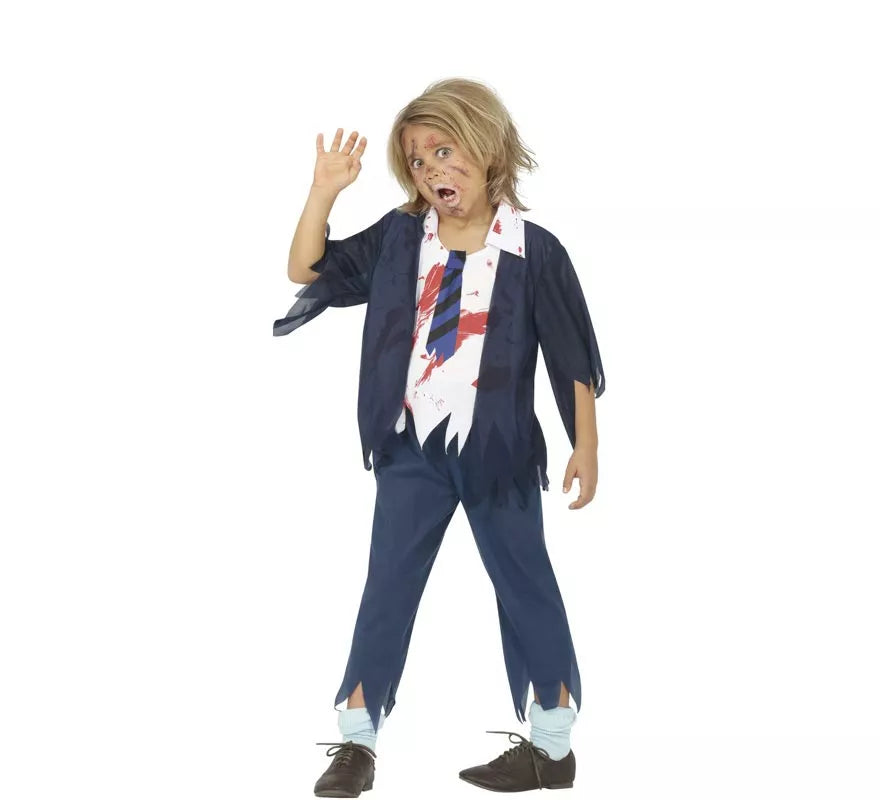 Disfraz de Estudiante Zombie para niño