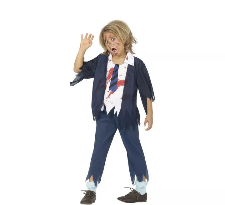 Disfraz de Estudiante Zombie para niño