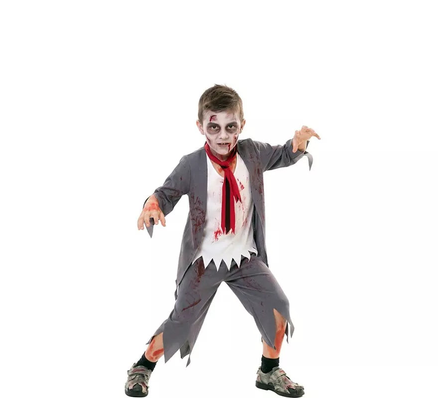 Translation missing: it.Disfraz de Estudiante Zombie para niño