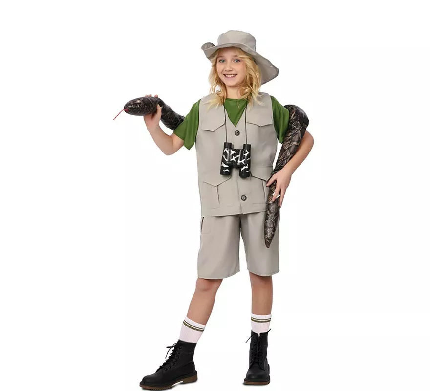 Translation missing: it.Disfraz de Explorador de la Naturaleza con sombrero para niño