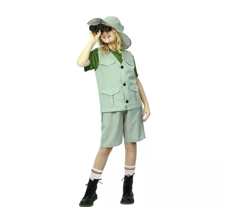 Translation missing: es.Disfraz de Explorador de la Naturaleza con sombrero para niño
