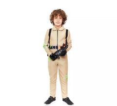 Costume beige da Ghost Exterminator per bambino