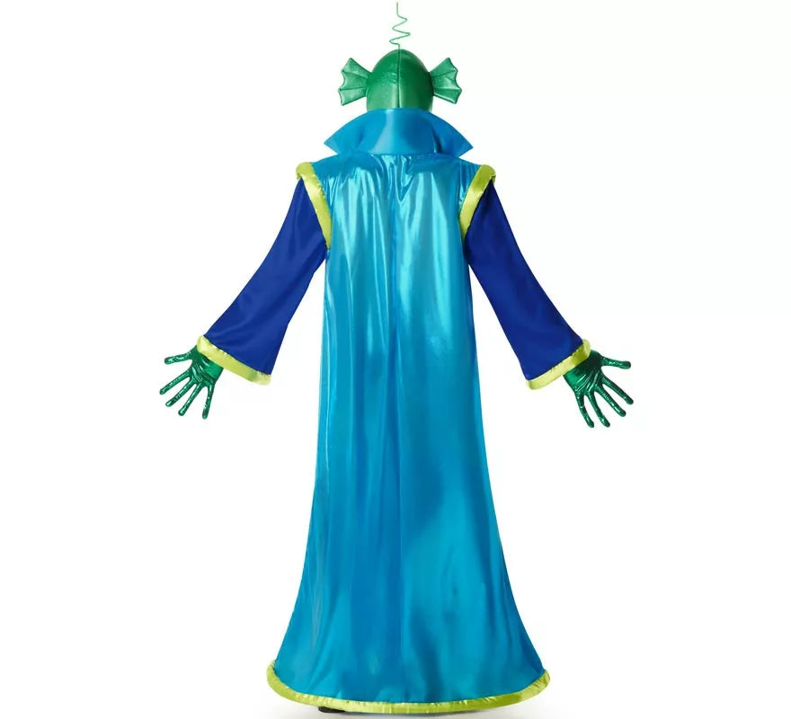 Disfraz de Extraterrestre azul para hombre