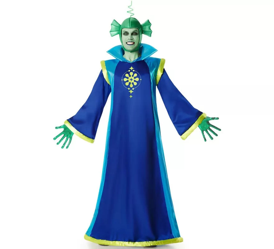 Translation missing: it.Disfraz de Extraterrestre azul para hombre