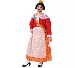 Costume Fallera Mayor rosso per uomo