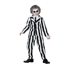 Costume da fantasma a strisce per bambini