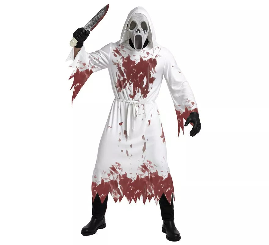 Translation missing: it.Disfraz de Fantasma Asesino blanco para hombre