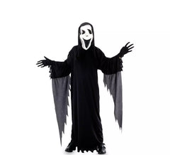 Costume grigio con frange per bambini