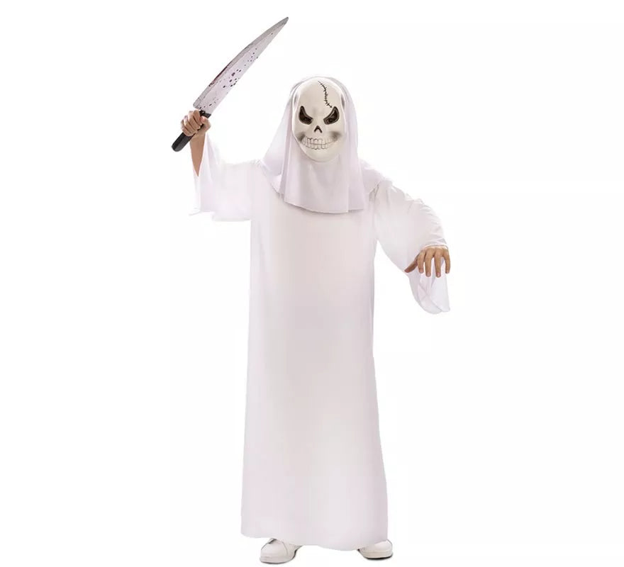 Translation missing: it.Disfraz de Fantasma blanco con Máscara para niño