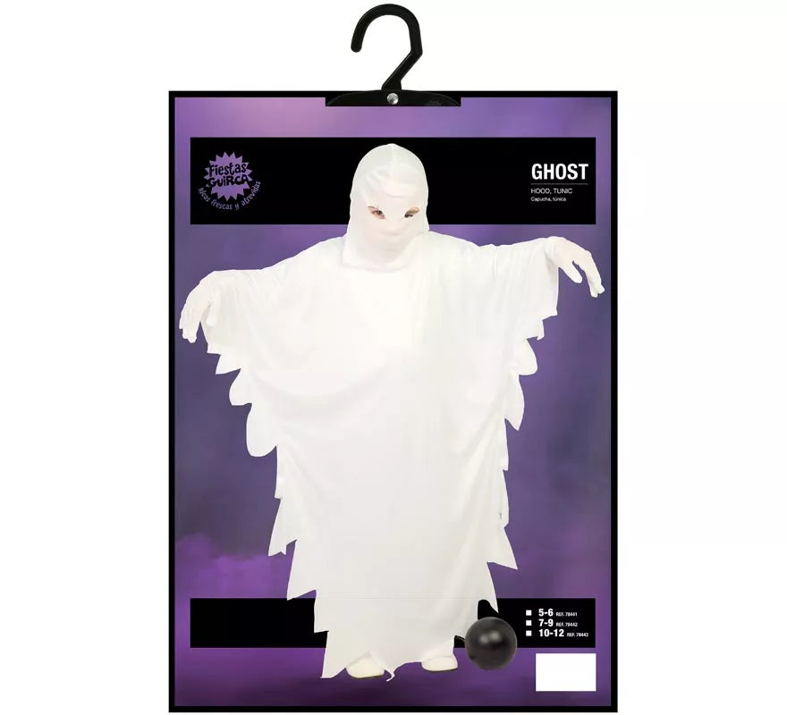 Translation missing: it.Disfraz de Fantasma Blanco para niños
