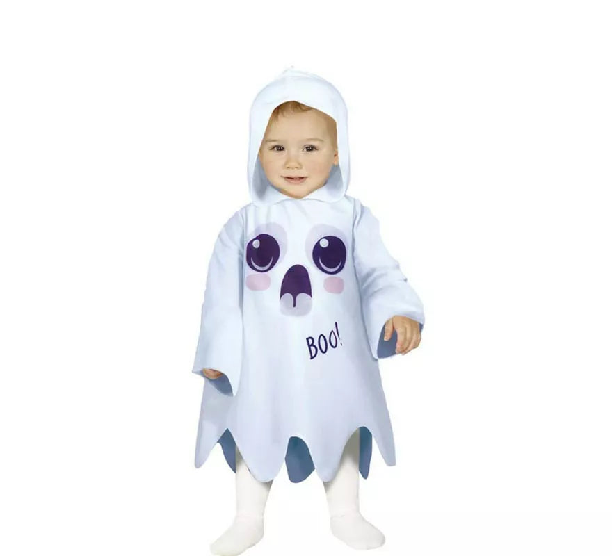 Translation missing: es.Disfraz de Fantasma Boo blanco para bebé