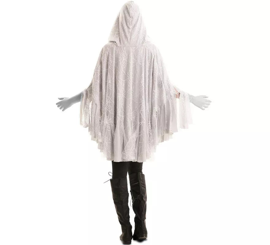 Translation missing: it.Disfraz de Fantasma con Poncho para mujer