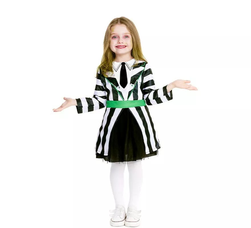 Translation missing: it.Disfraz de Fantasma de Traje a rayas para bebé y niña