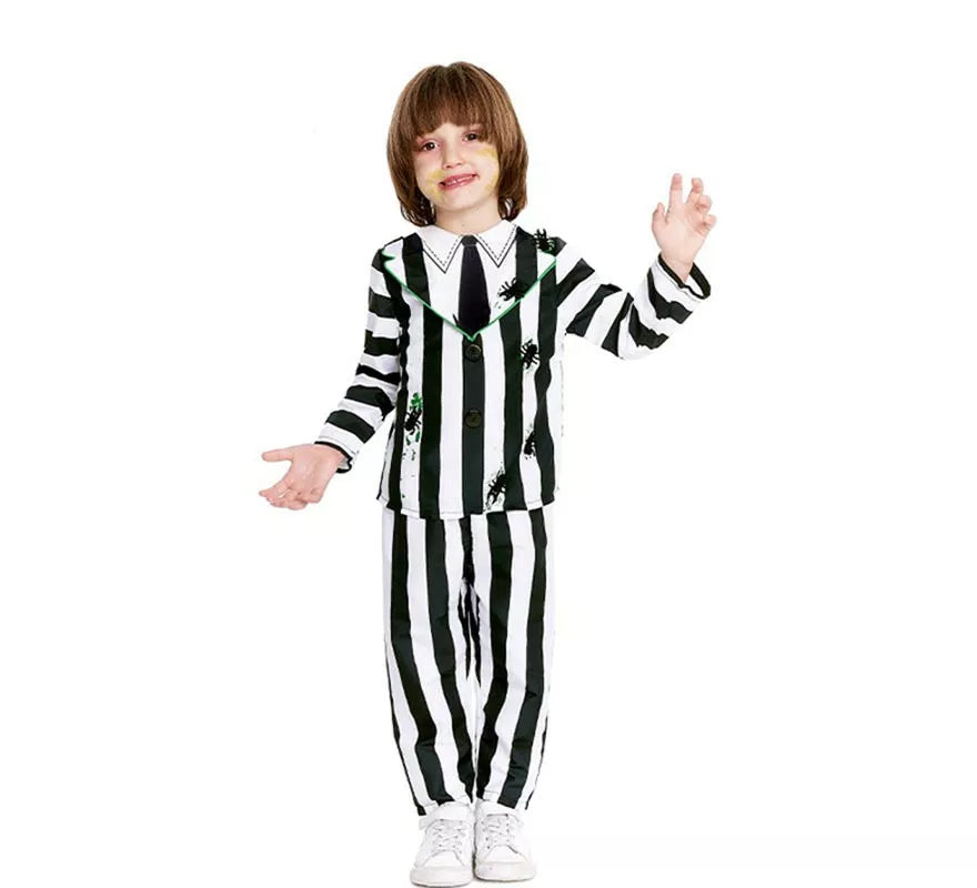 Translation missing: it.Disfraz de Fantasma de traje a rayas para bebé y niño