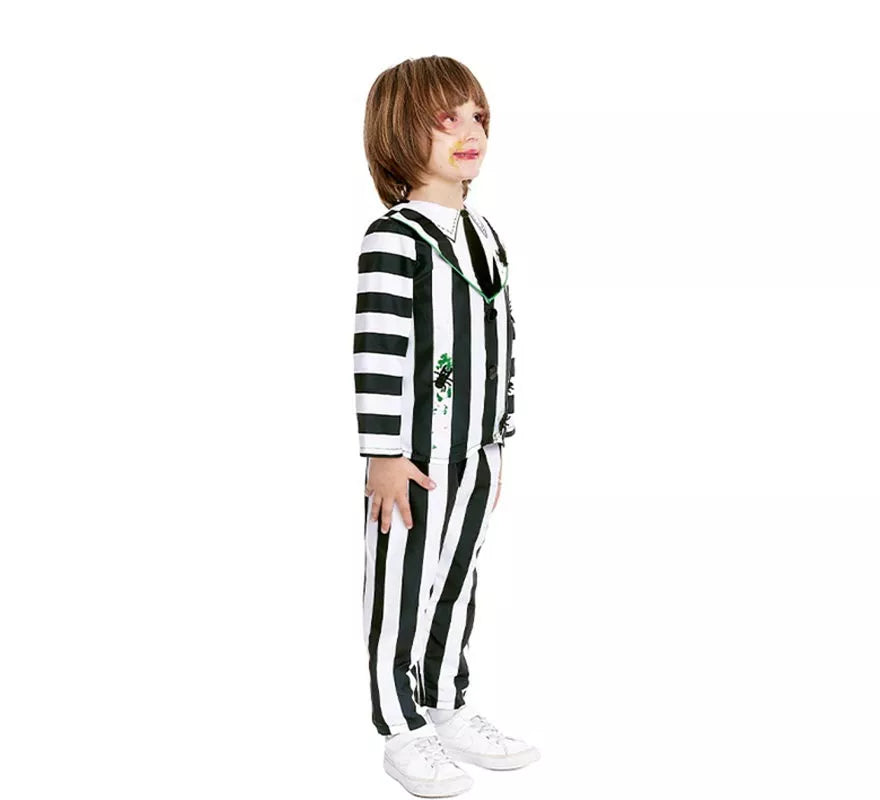 Translation missing: es.Disfraz de Fantasma de traje a rayas para bebé y niño