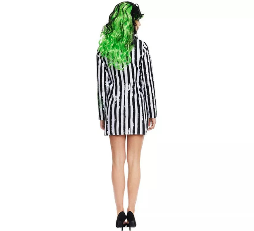 Translation missing: it.Disfraz de Fantasma de traje a rayas para mujer