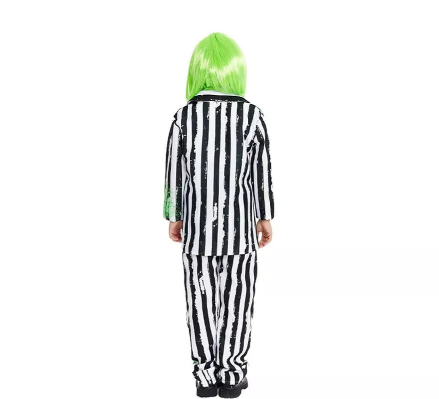 Translation missing: es.Disfraz de Fantasma de Traje a rayas para niño