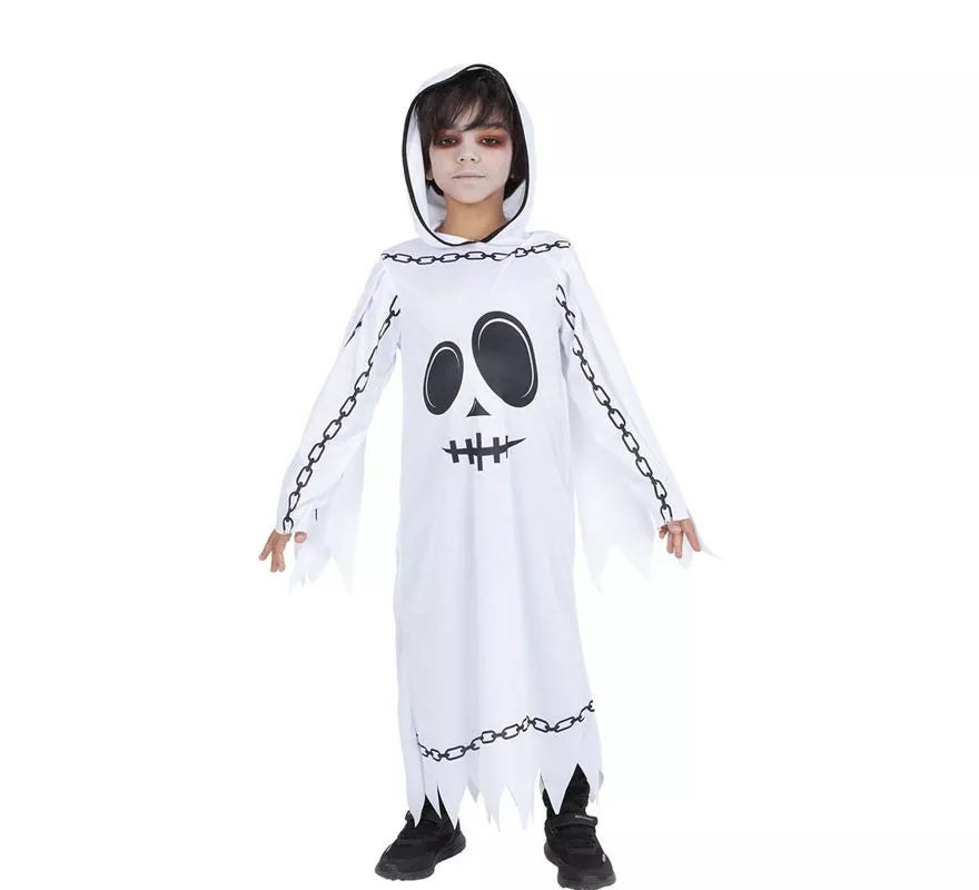 Translation missing: it.Disfraz de Fantasma Encadenado con capucha para niño