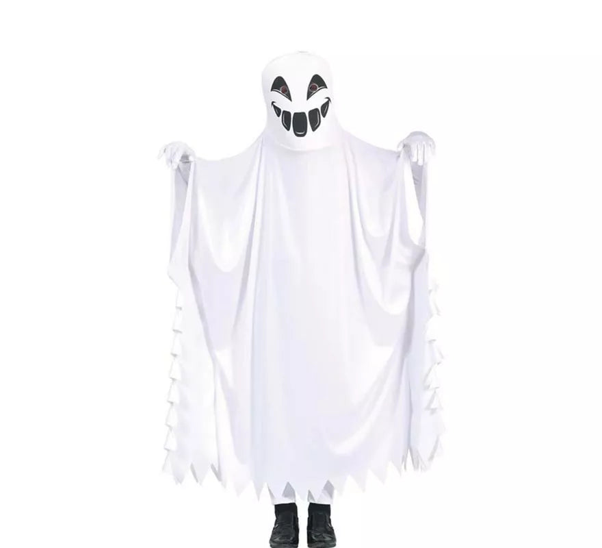 Disfraz de Fantasma Sonrisa Tenebrosa para niños