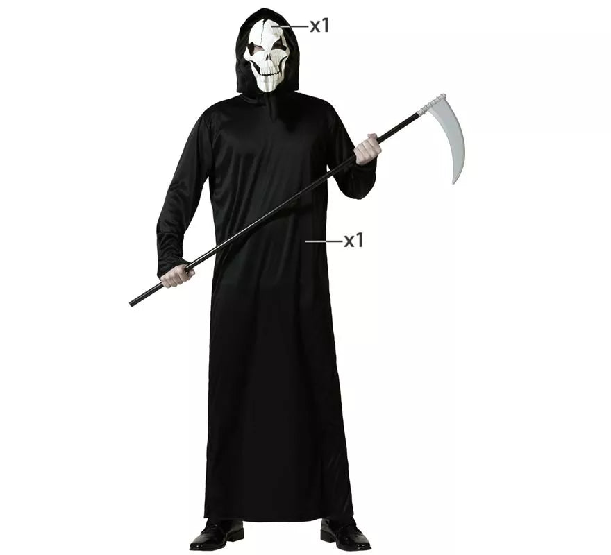 Translation missing: es.Disfraz de Fantasma Tenebroso Negro para hombre