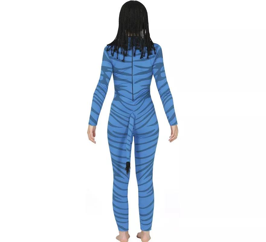 Translation missing: es.Disfraz de Felina Azul Extraterreste para mujer