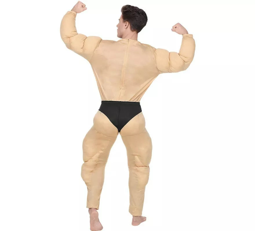Translation missing: es.Disfraz de Fisicoculturista musculoso con calzón para hombre