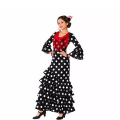 Flamenco costume delle donne di colore