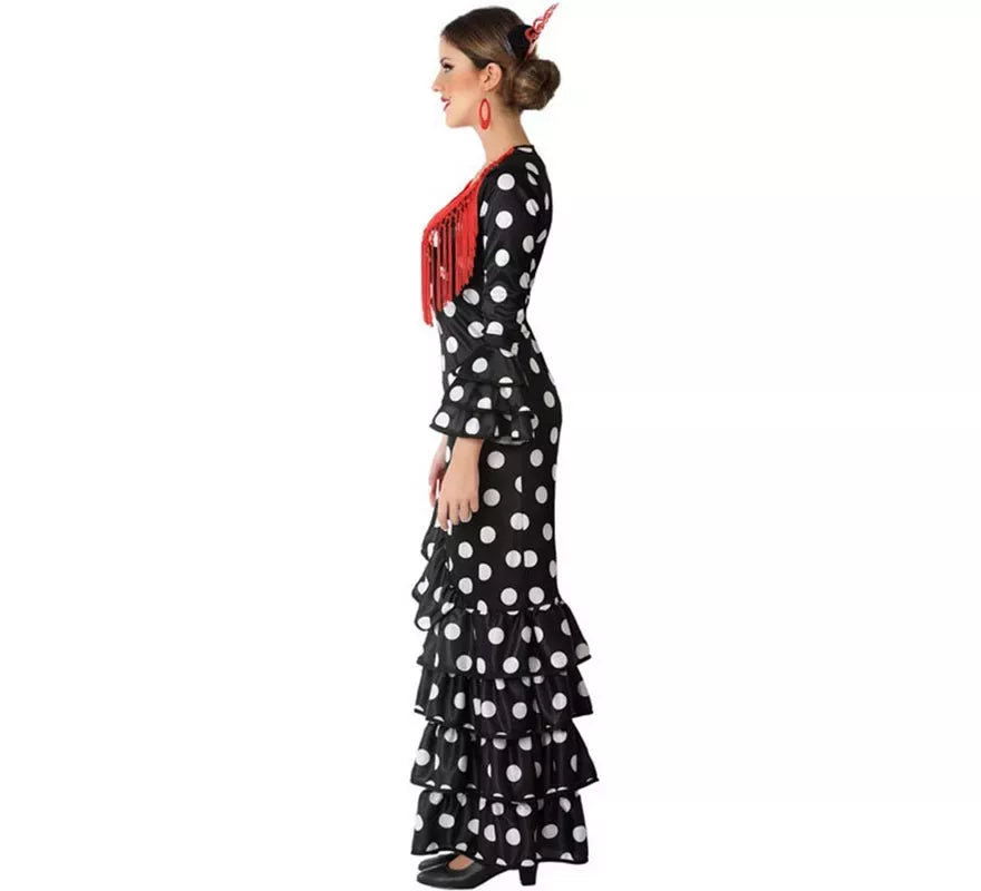 Translation missing: it.Disfraz de Flamenca Negro para mujer