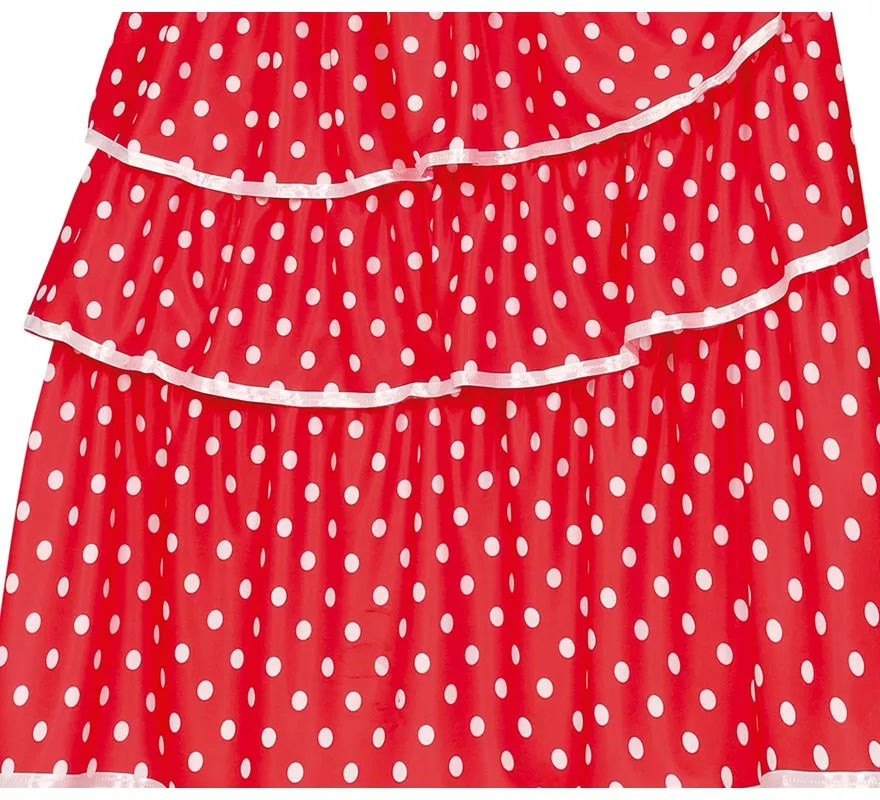 Translation missing: it.Disfraz de Flamenca Rojo a Lunares para hombre
