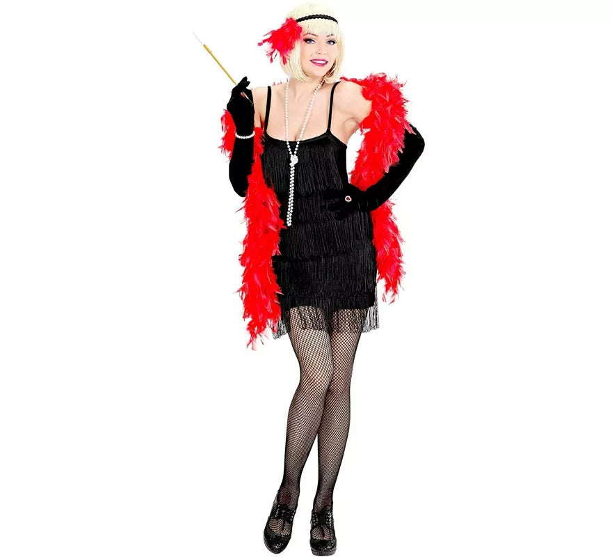 Translation missing: it.Disfraz de Flapper clásico negro para mujer