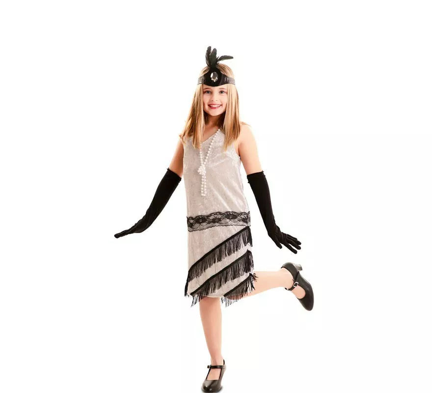 Translation missing: es.Disfraz de Flapper de los años 20 para niña
