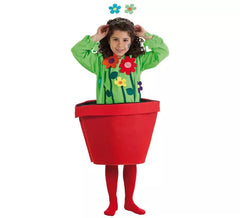 Costume di Fiori in vaso per bambina