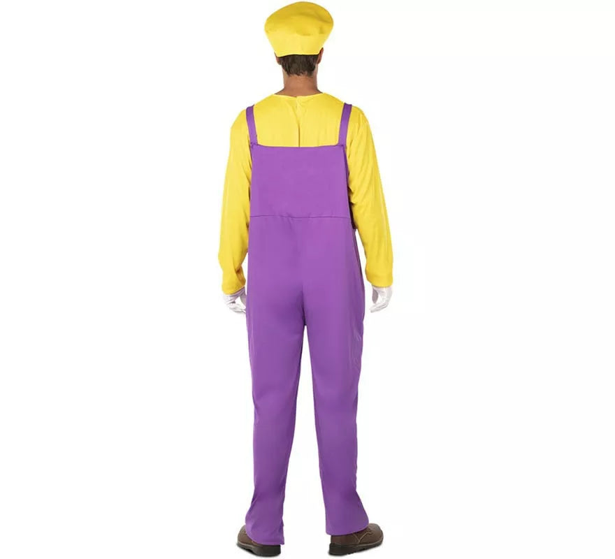 Translation missing: it.Disfraz de Fontanero Amarillo para hombre
