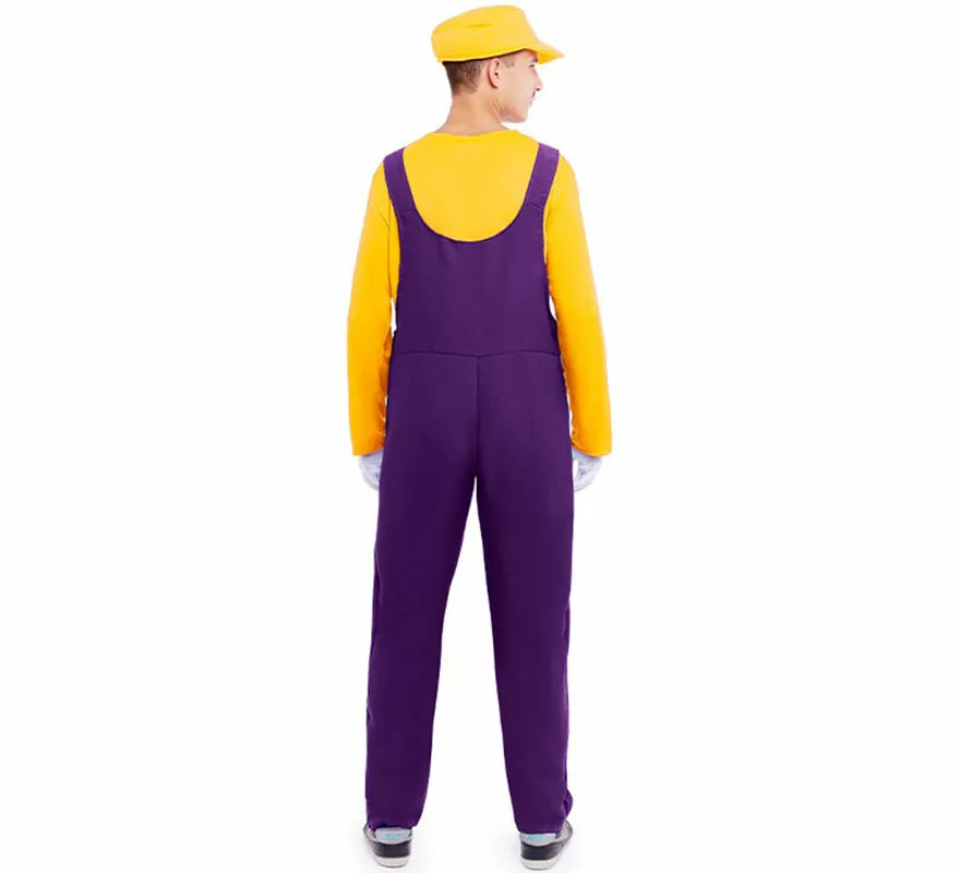 Translation missing: it.Disfraz de Fontanero amarillo para hombre