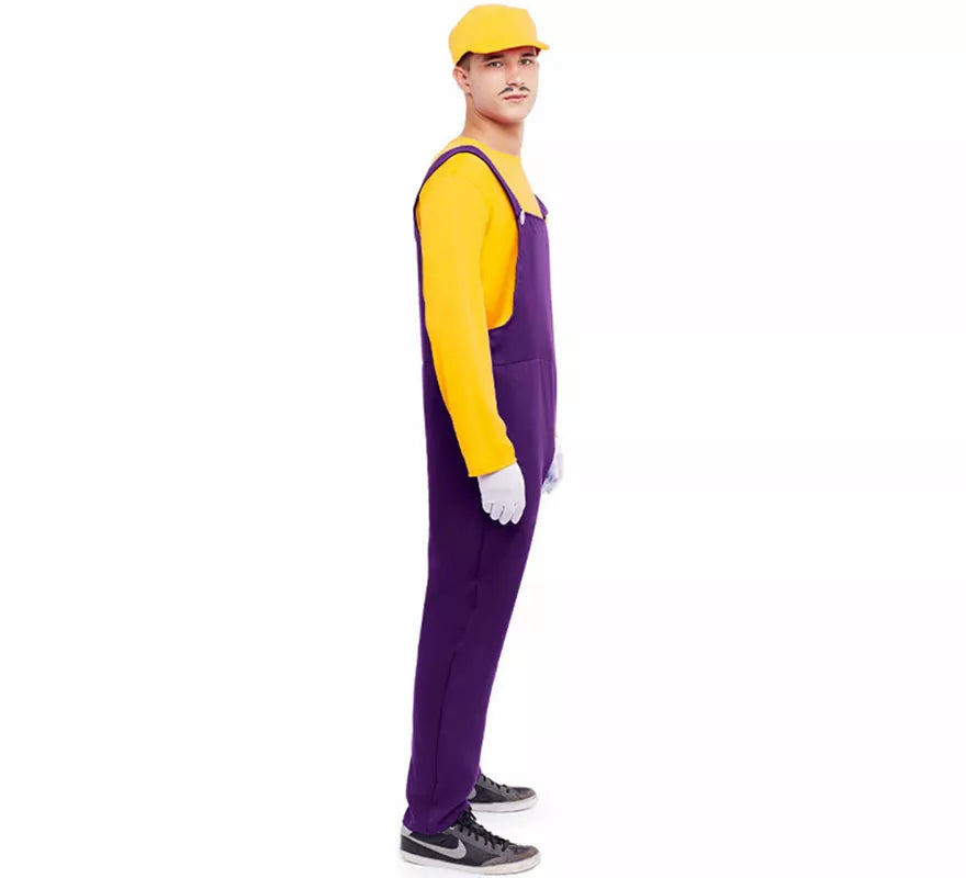 Translation missing: it.Disfraz de Fontanero amarillo para hombre